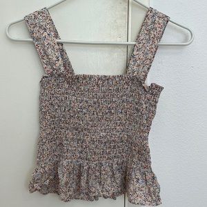 uniqlo floral tank top